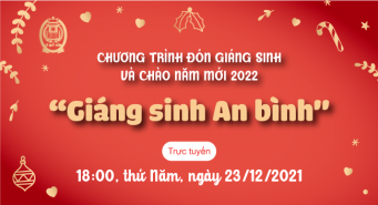 Thư mời tham dự chương trình Đón Giáng sinh và Chào Năm mới 2022