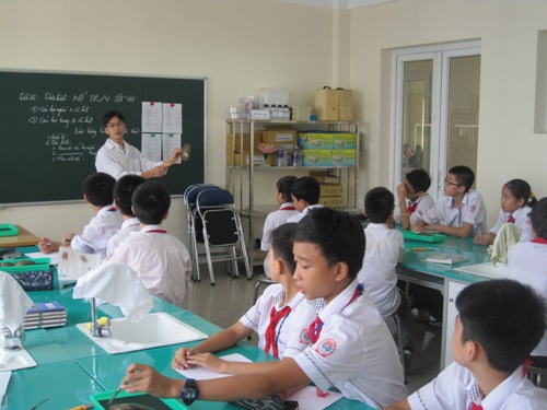 Cơ sở vật chất trường Dân lập Lê Quý Đôn, cấp THCS, quận Nam Từ Liêm, Hà Nội (Ảnh: website nhà trường)